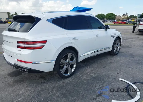 2021 Genesis Gv80 3.5T Awd из США, поврежденный, VIN KMUHCESCXMU057249